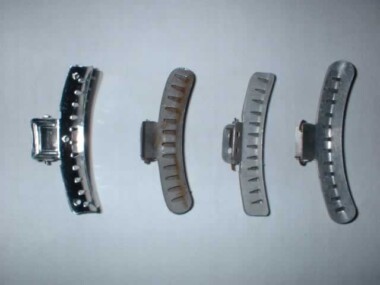 Pinces fixe-mèches, en aluminium et en acier galvanisé
