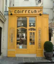 Salon de coiffure rue de Rivoli - Paris