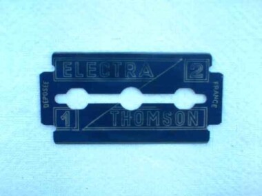 Lame de rasoir ELECTRA THOMSON fabriqué en France
