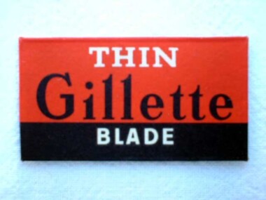 Lame de rasoir Thin GILETTE Blade Swiss made
